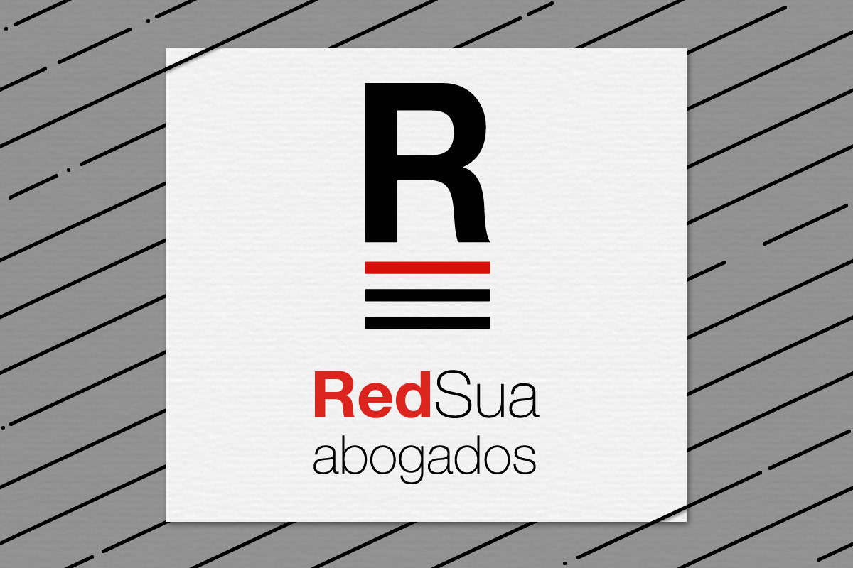 AZUL460 diseño logo: REDSUA ABOGADOS